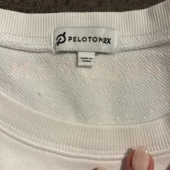 Peloton white crewneck - Picture 3 of 5